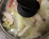 塩麹漬け鶏むね肉の中華風スープ作り方6写真