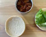 缶詰で！焼き鳥と卵マヨサンド（バーガー）作り方4写真