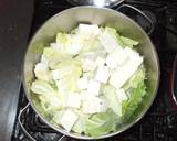 豆腐白菜スープ♪簡単ストレス解消に薬膳作り方5写真