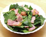簡単！上海の味？ほうれん草ベーコンサラダ作り方6写真