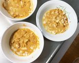 レンジ肉無豆腐きな粉味噌煮味野菜炒め作り方5写真