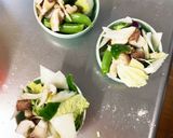 レンジ肉無豆腐きな粉味噌煮味野菜炒め作り方12写真