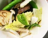 レンジ肉無豆腐きな粉味噌煮味野菜炒め作り方14写真