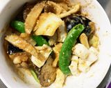 レンジ肉無豆腐きな粉味噌煮味野菜炒め作り方15写真