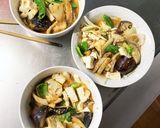 レンジ肉無豆腐きな粉味噌煮味野菜炒め作り方16写真