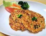 キムチの豆腐ハンバーグ(チジミ風？)作り方5写真