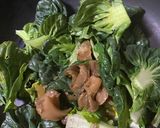 ターサイと油揚げのチャンプルー作り方3写真