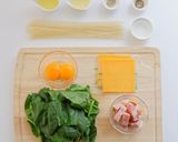 低フォドマップレシピ 濃厚カルボナーラ作り方1写真