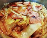 紀久夫「オッス」の白菜煮(材料5つ)作り方4写真