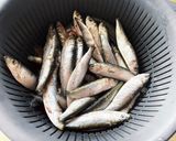 圧力鍋で骨ごと食べれます！小イワシの佃煮作り方1写真