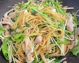 ZENBで作る豚肉のネギ塩パスタ作り方7写真