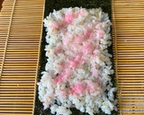 今日のお弁当3覚書　お漬物で海苔巻風作り方5写真