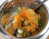 子どものお弁当に！野菜入りミニハンバーグ作り方3写真