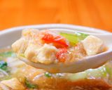 毛ガニと絹ごし豆腐のあんかけ作り方8写真