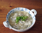 牡蠣の中華風スープ作り方7写真
