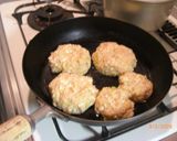 お豆腐と野菜でボリューム和風ハンバーグ!作り方4写真