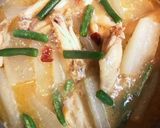 しみしみ大根と鶏手羽中の味噌煮♪作り方5写真