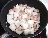 豚ばら大根のチーズがけ作り方3写真
