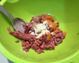 離乳食中期〜後期★ハンバーグ作り方1写真