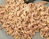 なすとひき肉の甘辛ごま酢炒め作り方3写真