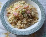 セロリとハムのチャーハン♪作り方3写真