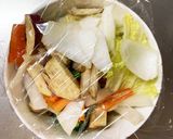 お一人様☆きな粉焼鳥味根菜たっぷり野菜炒作り方11写真