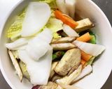 お一人様☆きな粉焼鳥味根菜たっぷり野菜炒作り方13写真