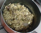 牛丼もどきのオートミール粥作り方3写真