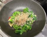 桜エビと菜の花のパスタ作り方5写真
