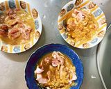 コク旨オイきな粉味豚こま大根青椒肉絲風作り方4写真
