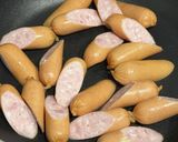 焼鳥のタレで【ウインナーの炒めもの】作り方3写真