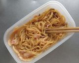 レンジ7分ZENBヌードル和風ナポリタン作り方6写真