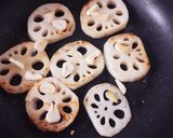 ワインに合う♪蓮根のにんにくバター醤油作り方5写真