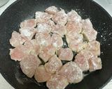 ＊濃厚♩鶏胸肉と菜の花の胡麻マヨ和え＊作り方2写真