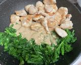 ＊濃厚♩鶏胸肉と菜の花の胡麻マヨ和え＊作り方6写真