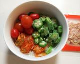 【簡単】コロコロ野菜の塩麹キムチ和え作り方3写真