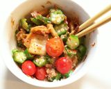 【簡単】コロコロ野菜の塩麹キムチ和え作り方5写真
