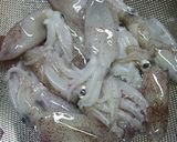ひいかの生姜醤油炒め♪作り方1写真