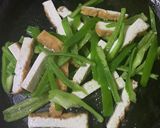 青椒豆腐　中華定食作り方2写真