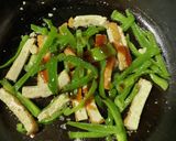 青椒豆腐　中華定食作り方3写真
