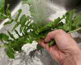 【作りおき】大根葉と椎茸のだし炒め作り方1写真