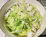 白菜と厚揚げの水無しかつおぶし煮作り方1写真