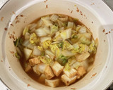 白菜と厚揚げの水無しかつおぶし煮作り方5写真