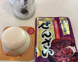 簡単　鏡餅をおしるこへ　あったまるー作り方1写真