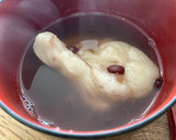 簡単　鏡餅をおしるこへ　あったまるー作り方7写真