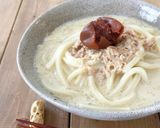 ５分で簡単♪梅ツナ豆乳うどん作り方3写真
