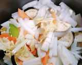 鍋1個で完成！野菜とツナの和風パスタ作り方3写真