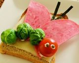 芽キャベツのオープンサンド♪作り方6写真