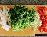 納豆と豆苗のエスニック和え作り方1写真