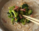 ZENBヌードルで　豆乳スープパスタ作り方5写真
